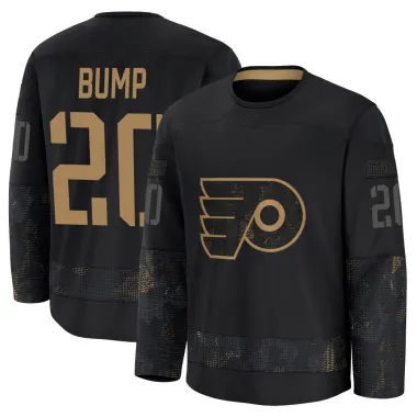 Black Men's Alex Bump Premium Philadelphia Flyers 2024 Military Appreciation Practice Jersey