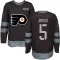 Black Men's David Jiricek Authentic Philadelphia Flyers 1917-2017 100th Anniversary Jersey