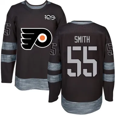 Black Men's Givani Smith Authentic Philadelphia Flyers 1917-2017 100th Anniversary Jersey