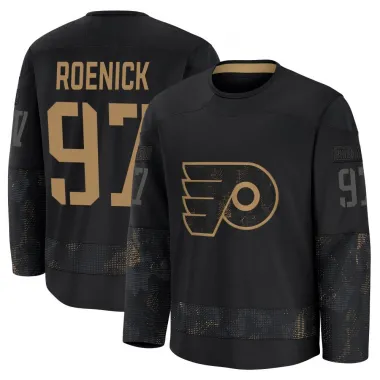 Black Men's Jeremy Roenick Premium Philadelphia Flyers 2024 Military Appreciation Practice Jersey