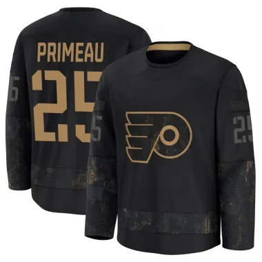 Black Men's Keith Primeau Premium Philadelphia Flyers 2024 Military Appreciation Practice Jersey