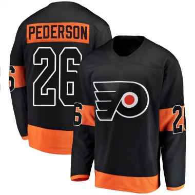Black Men's Lane Pederson Breakaway Philadelphia Flyers Alternate Jersey