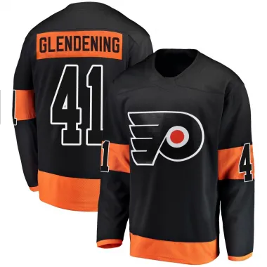 Black Men's Luke Glendening Breakaway Philadelphia Flyers Alternate Jersey