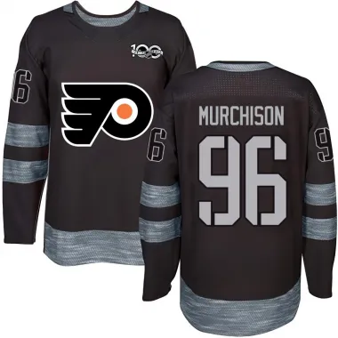 Black Men's Ty Murchison Authentic Philadelphia Flyers 1917-2017 100th Anniversary Jersey