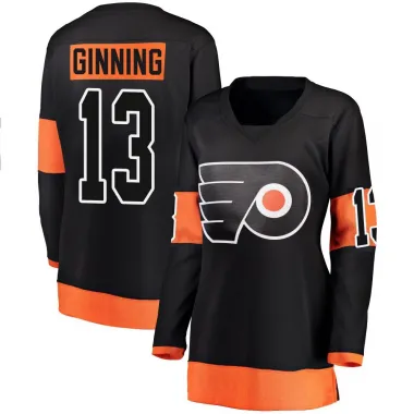 Black Women's Adam Ginning Breakaway Philadelphia Flyers Alternate Jersey