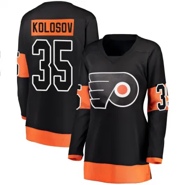 Black Women's Aleksei Kolosov Breakaway Philadelphia Flyers Alternate Jersey