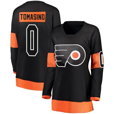 Black Women's Philip Tomasino Breakaway Philadelphia Flyers Alternate Jersey
