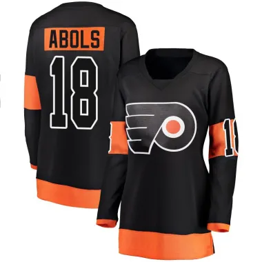 Black Women's Rodrigo Abols Breakaway Philadelphia Flyers Alternate Jersey