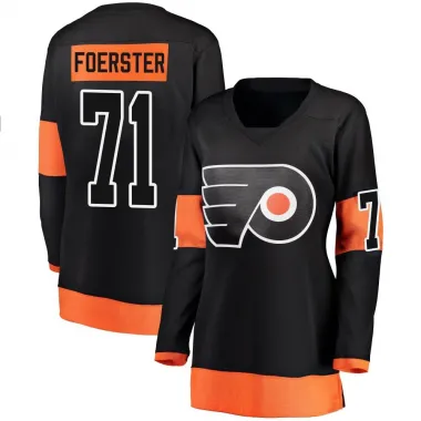 Black Women's Tyson Foerster Breakaway Philadelphia Flyers Alternate Jersey
