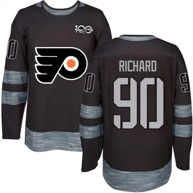 Black Youth Anthony Richard Authentic Philadelphia Flyers 1917-2017 100th Anniversary Jersey