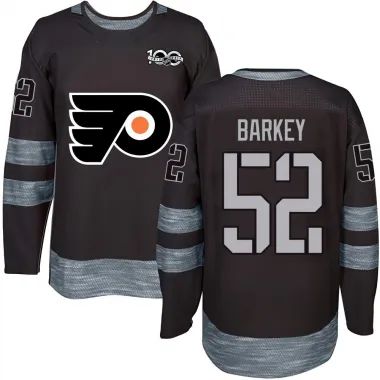 Black Youth Denver Barkey Authentic Philadelphia Flyers 1917-2017 100th Anniversary Jersey