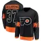 Black Youth Eric Desjardins Breakaway Philadelphia Flyers Alternate Jersey