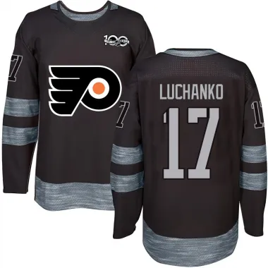 Black Youth Jett Luchanko Authentic Philadelphia Flyers 1917-2017 100th Anniversary Jersey