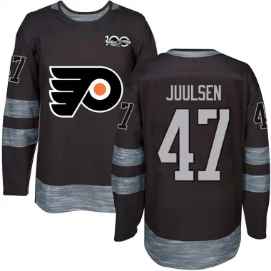 Black Youth Noah Juulsen Authentic Philadelphia Flyers 1917-2017 100th Anniversary Jersey