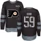 Black Youth Oliver Bonk Authentic Philadelphia Flyers 1917-2017 100th Anniversary Jersey
