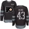 Black Youth Oscar Eklind Authentic Philadelphia Flyers 1917-2017 100th Anniversary Jersey
