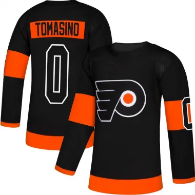Black Youth Philip Tomasino Authentic Philadelphia Flyers Alternate Jersey