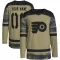 Camo Men's Custom Authentic Philadelphia Flyers Military Appreciation Practice Jersey