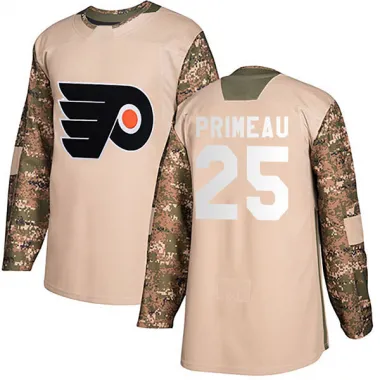 Camo Men's Keith Primeau Authentic Philadelphia Flyers Veterans Day Practice Jersey