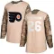 Camo Men's Lane Pederson Authentic Philadelphia Flyers Veterans Day Practice Jersey