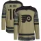 Camo Youth Garrett Wilson Authentic Philadelphia Flyers Military Appreciation Practice Jersey