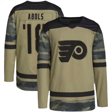 Camo Youth Rodrigo Abols Authentic Philadelphia Flyers Military Appreciation Practice Jersey
