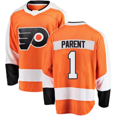 Orange Men's Bernie Parent Breakaway Philadelphia Flyers Home Jersey