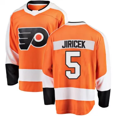 Orange Men's David Jiricek Breakaway Philadelphia Flyers Home Jersey