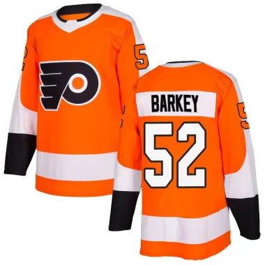 Orange Men's Denver Barkey Authentic Philadelphia Flyers Home Jersey