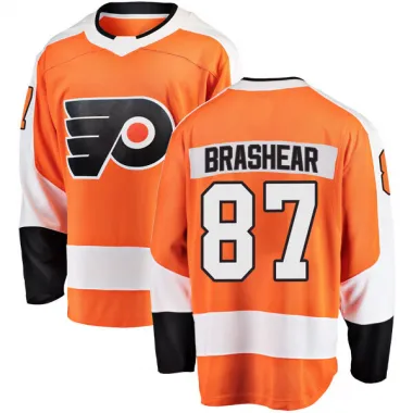 Orange Men's Donald Brashear Breakaway Philadelphia Flyers Home Jersey