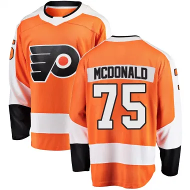 Orange Men's Hunter McDonald Breakaway Philadelphia Flyers Home Jersey