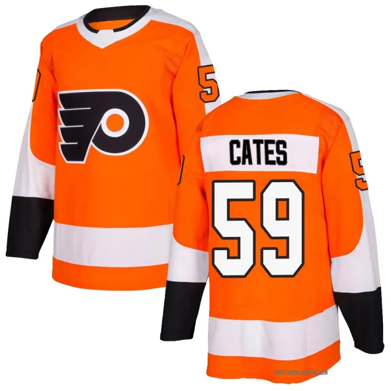 Orange Men's Jackson Cates Authentic Philadelphia Flyers Home Jersey