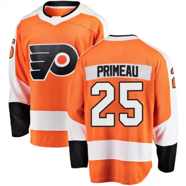 Orange Men's Keith Primeau Breakaway Philadelphia Flyers Home Jersey