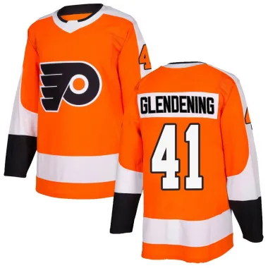 Orange Men's Luke Glendening Authentic Philadelphia Flyers Home Jersey