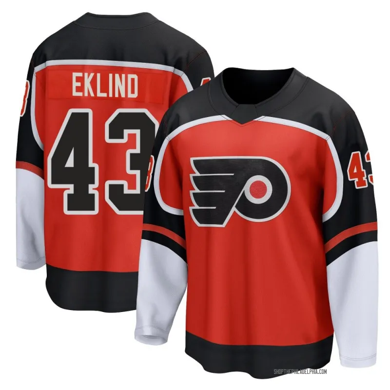 Orange Men's Oscar Eklind Breakaway Philadelphia Flyers 2020/21 Special Edition Jersey