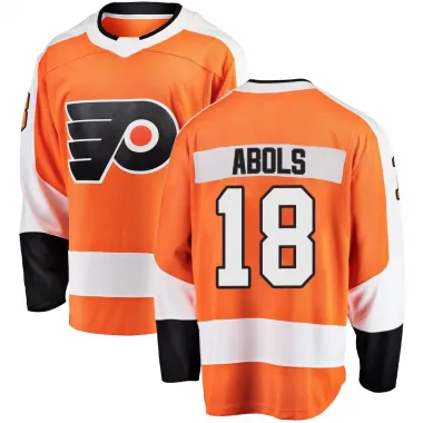 Orange Men's Rodrigo Abols Breakaway Philadelphia Flyers Home Jersey