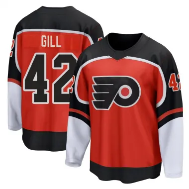 Orange Men's Spencer Gill Breakaway Philadelphia Flyers 2020/21 Special Edition Jersey
