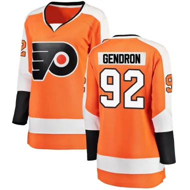 Orange Women's Alexis Gendron Breakaway Philadelphia Flyers Home Jersey