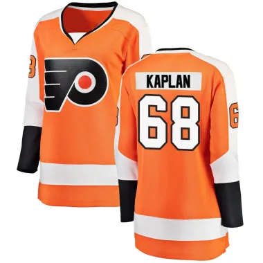 Orange Women's Devin Kaplan Breakaway Philadelphia Flyers Home Jersey