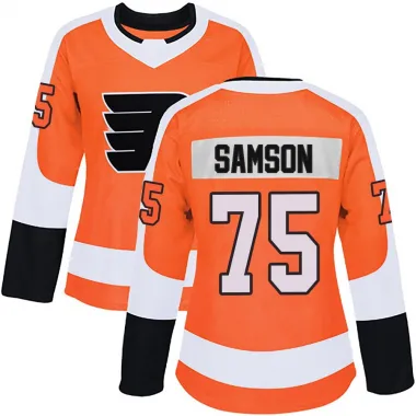Orange Women's Ethan Samson Authentic Philadelphia Flyers Home Jersey