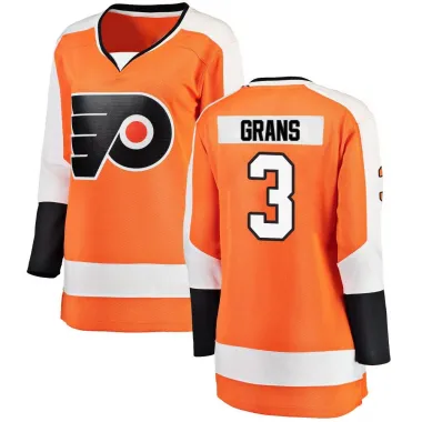 Orange Women's Helge Grans Breakaway Philadelphia Flyers Home Jersey