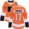 Orange Women's Jeff Carter Authentic Philadelphia Flyers Home Jersey