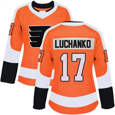 Orange Women's Jett Luchanko Authentic Philadelphia Flyers Home Jersey