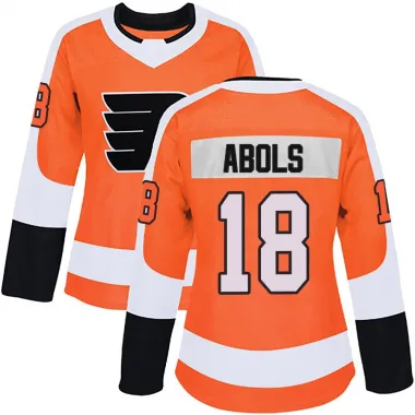 Orange Women's Rodrigo Abols Authentic Philadelphia Flyers Home Jersey