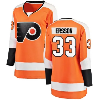 Orange Women's Samuel Ersson Breakaway Philadelphia Flyers Home Jersey