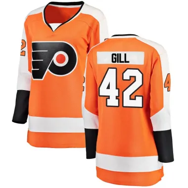 Orange Women's Spencer Gill Breakaway Philadelphia Flyers Home Jersey