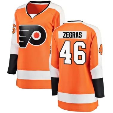 Orange Women's Trevor Zegras Breakaway Philadelphia Flyers Home Jersey