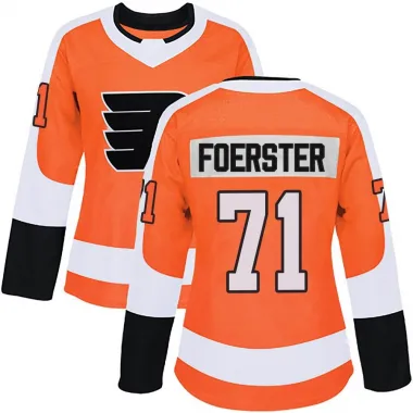 Orange Women's Tyson Foerster Authentic Philadelphia Flyers Home Jersey