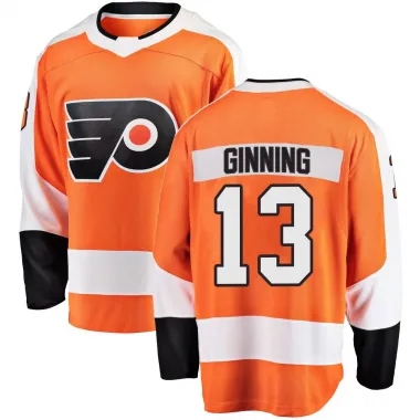 Orange Youth Adam Ginning Breakaway Philadelphia Flyers Home Jersey