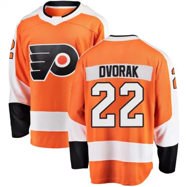 Orange Youth Christian Dvorak Breakaway Philadelphia Flyers Home Jersey